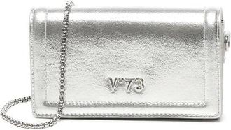 V&deg; 73 Clutches - Dames - Schoudertassen - Grijs - ONE Size - Leer - Tassen