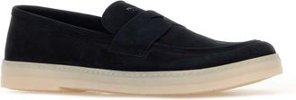 Prada Mens Suede Loafer Black