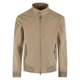 Barbour Light Jackets, male, Brown, Size: 2XL Beige Harrington Rectifier Jacket