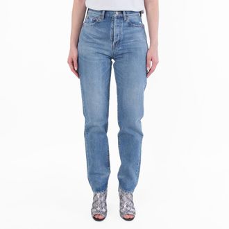 Saint Laurent Womens Slim Fit Denim Jeans, Waist Size 28