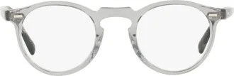 Oliver Peoples Gregory Peck 50mm Small Phantos Optical Glasses in Grey at Nordstrom