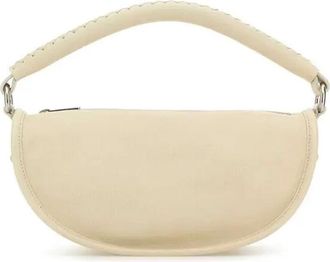 Burberry Ivory Leather Handbag