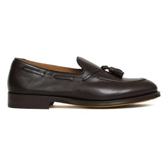 Doucal's Sailor Shoes, male, Brown, Size: 10 1/2 US Mocassino Pelle Nappine