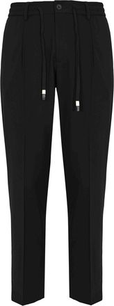 Daniele Alessandrini Wool And Technical Viscose Blend Trousers