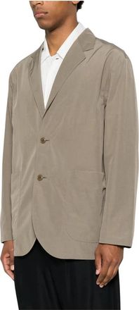Goldwin Relax Nylon 2B Jacket - Heren - Blazers - Beige - M - Nylon - Jassen