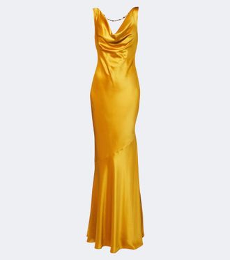 Retrof&ecirc;te Retrof&ecirc;te Keryn embellished satin gown