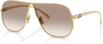 Miu Miu Dames, Accessoires, Geel, Maat: 66 MM Polyamide