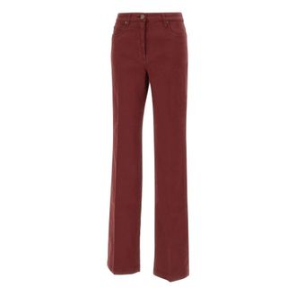 Etro Wide Jeans, female, Red, W27, Wide-Leg Jeans
