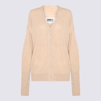 Maison Margiela Beige Alpaca Blend Cardigan