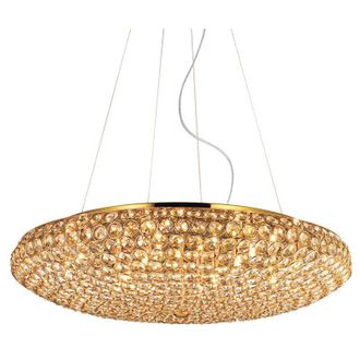 Ideal Lux Lampada a sospensione king SP12 oro