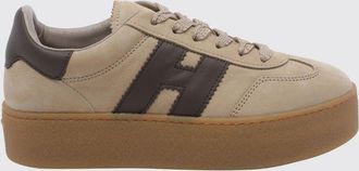 Hogan Sneaker Cool H698 platform in pelle e nabuk con logo H