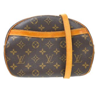 Louis Vuitton Blois Monogram Canvas Brown Canvas Handbag (Pre-Owned)