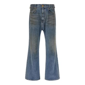 Willy Chavarria Flared Denim Jean - Heren - Flared Jeans - Blauw - W34 - Denim - Jeans