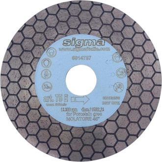 Sigma Disco De Diamante De Larga Duracion D 115 Para Corte Y Rectificado 075e