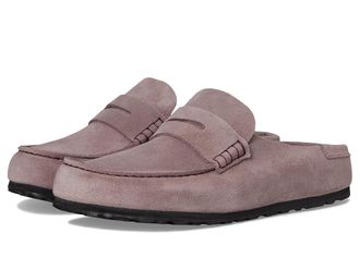 Birkenstock Naples - Suede Womens Shoes Faded Purple : EU 42 (US Womens 11-11.5) Narrow