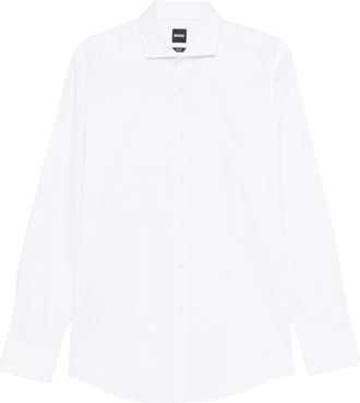 HUGO BOSS White Cotton Shirt