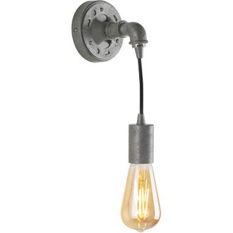 Fan Europe Applique amarcord in metallo zincato invecchiato