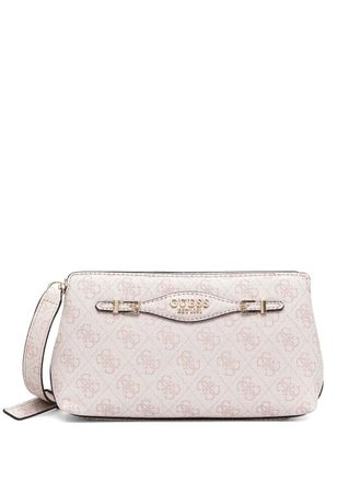 Guess Co logo-plaque cross body bag - Pink