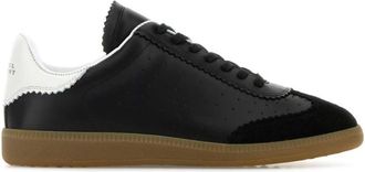 Isabel Marant Black Leather Bryce Sneakers