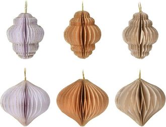 Mobili Rebecca Mobili Rebecca - Rebecca Mobili Adornos Navide&ntilde;os Colgantes Decorativos De Papel 24 Uds