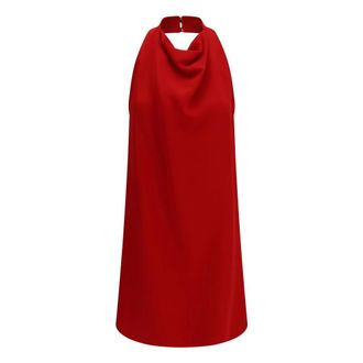 Valentino Vestido de seda - Dresses - Mujer - Rojo - S