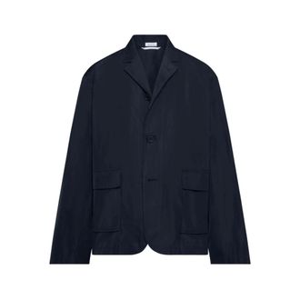 Thom Browne Blazers, male, Blue, Size: 2XL Outerwear Thom Browne