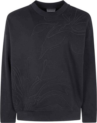 Emporio Armani Embroidered-Design Sweatshirt