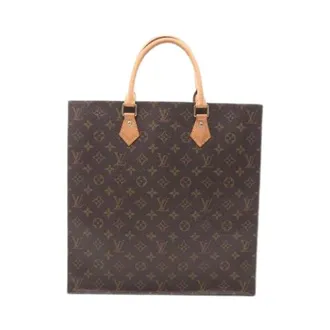 Louis Vuitton Pre-owned Tote Bags, female, Brown, Size: ONE SIZE Pre-owned Sac Plat Monogram Coated Canvas Tote Bag