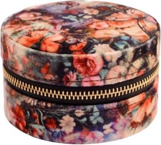 Johnny Was Teyros Velvet Jewelry Box In Multi Brown