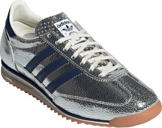 adidas SL 72 Sneaker in Silver/Navy/Off White at Nordstrom, Size 6.5