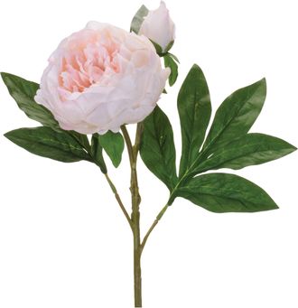 Melrose International Peony Floral Spray (Set of 6) - Pink, Green