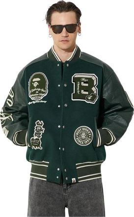 A Bathing Ape Bomber Jassen - Heren - Bomber jackets - Groen - S - Jassen