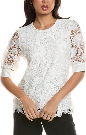 Elie Tahari The Estella Lace Top