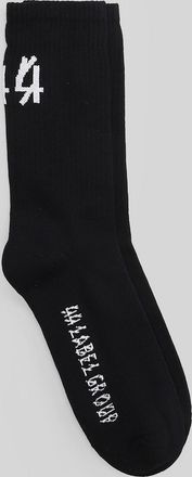44 Label Group Socks In Black Cotton
