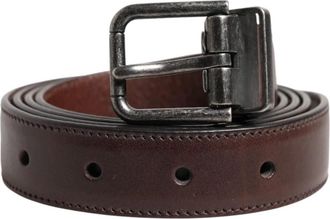 Dolce & Gabbana Riemen - Heren - Riemen - Bruin - ONE Size - Leer - Accessoires