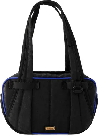 Ader Error Mens Calfskin Leather Shoulder Bag Black