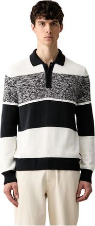Joop V-hals Gebreid - Heren - V-hals truien - Blauw - L - Katoen - Truien & Vesten