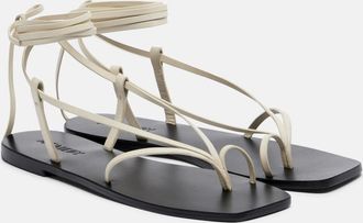 A.Emery Nolan leather thong sandals