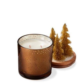 Tag Snowcap Bottle Brush Candle Scented Jar Candle for Christmas in Gold at Nordstrom