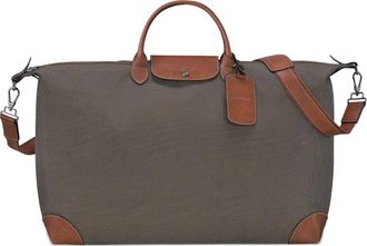 Longchamp Borsa da viaggio Boxford media - Marrone