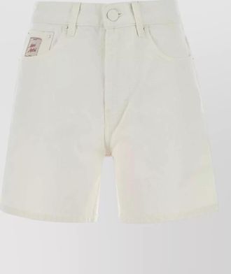 Ami denim knee-length shorts