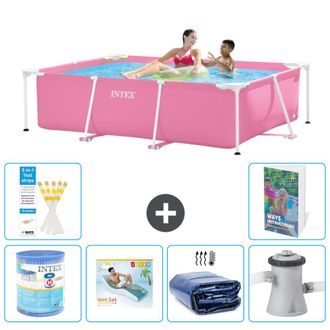 Intex Piscina Con Estructura Rectangular - 220x150x60 Cm - 7-piezas S173