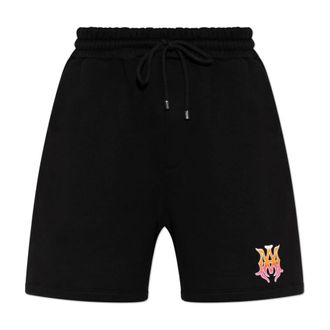Amiri Casual Shorts, male, Black, Size: 2XL Sweat shorts with printed logo