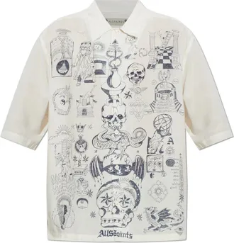 AllSaints Hombre, Camisas, Beige, Talla: M