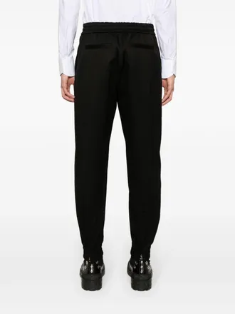 Alexander McQueen Tapered-Leg Cotton Joggers - Black