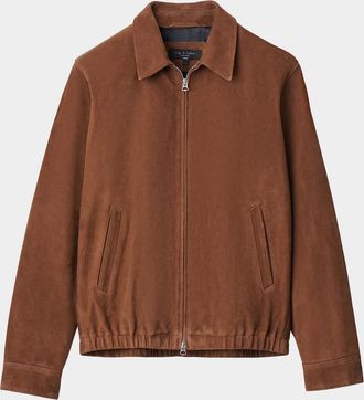 Rag & Bone Men & apos;s Harrington Suede Blouson