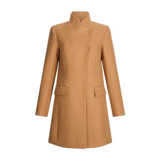 Liu Jo Cappotto in panno double - Dames - Parka Jassen - Bruin - M - Jassen