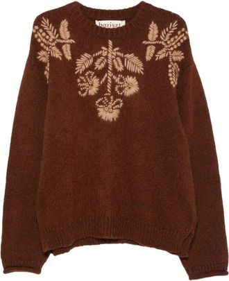 Baziszt Chincha Sweater - - Knitwear - Uomo - Marrone - M