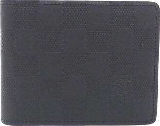 Louis Vuitton Onyx Leather Bill Wallet (Bi-Fold) (Pre-Owned)