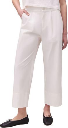 Richer Poorer Inc. Cotton Poplin Street Pant in Coconut Milk at Nordstrom, Size X-Small